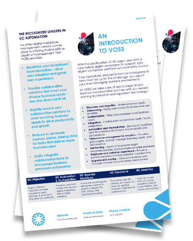 About VOSS VOSS Solutions