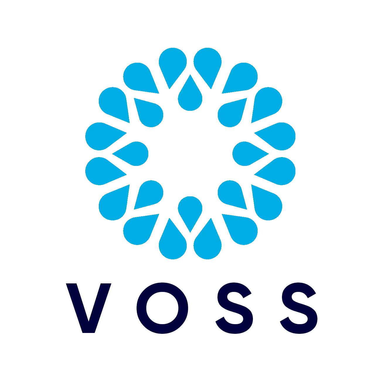 Voss logo stacked for dark mode email