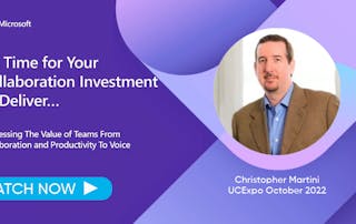 Christopher Martini presents at UCExpo with VOSS