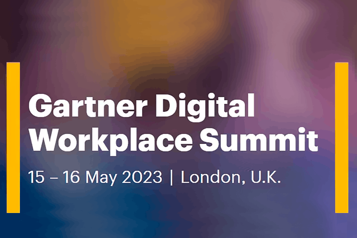 Gartner Digital Workplace Summit London event 2023
