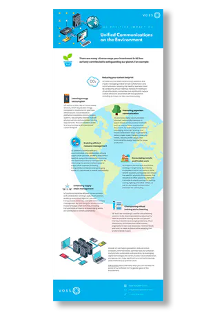 The positive impact of unified communications on the environment - infographic thumbnail