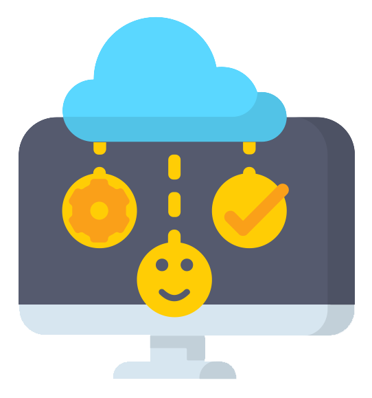 Adoption and training colour icon