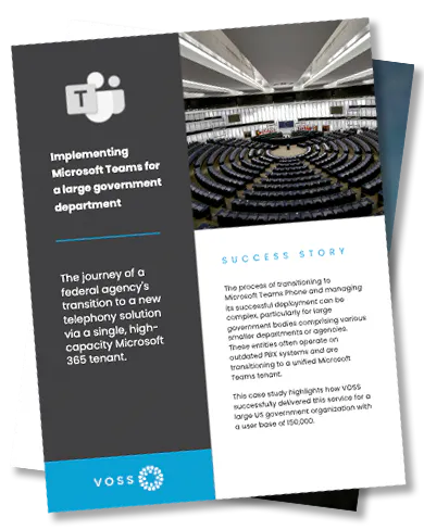 Cover image of Implementing MSFT Teams for a large government department success story