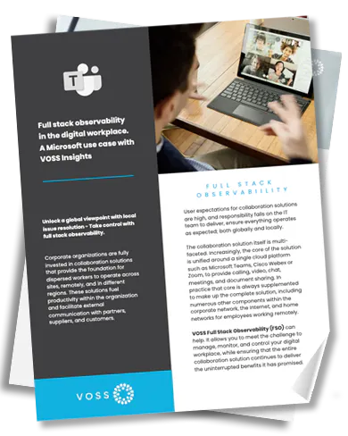 VOSS for Full Stack Observability use case cover