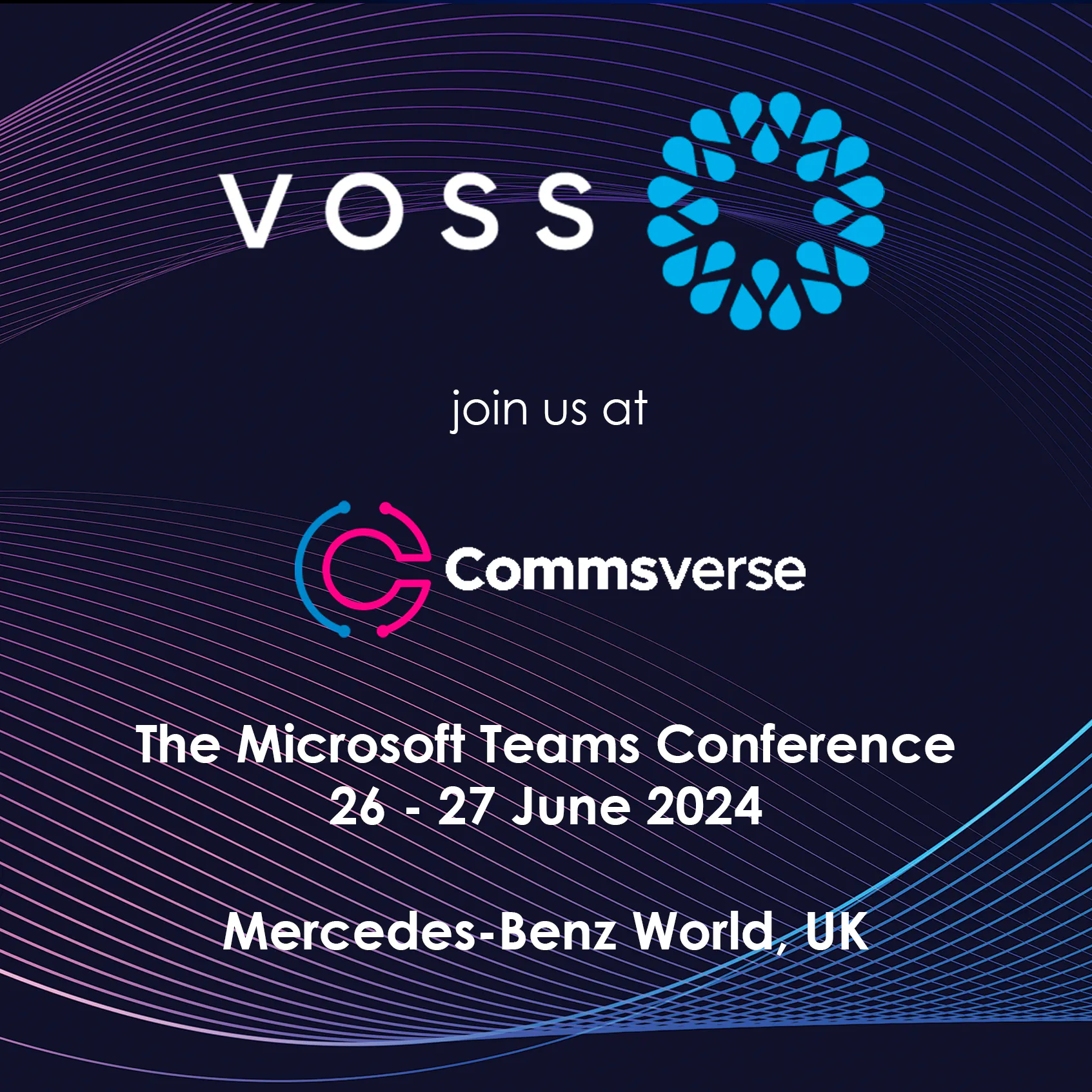 Join VOSS at Commsverse