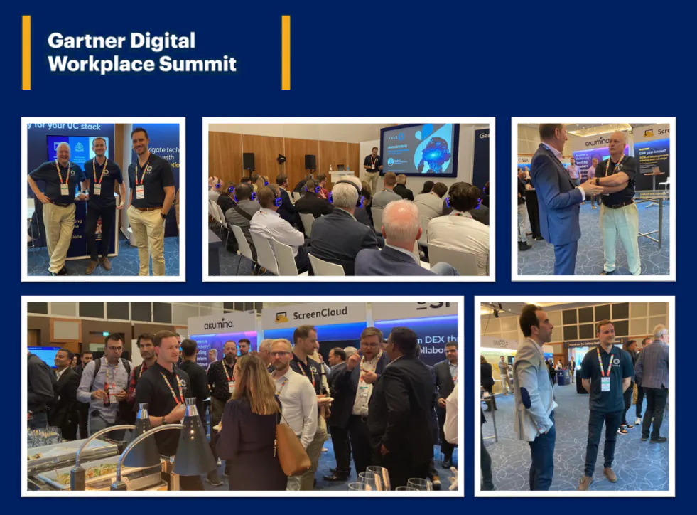 Photos from VOSS at Gartner Digital Workplace Summit 2024