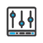 Fine access controls icon