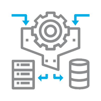 Network bottlenecks icon