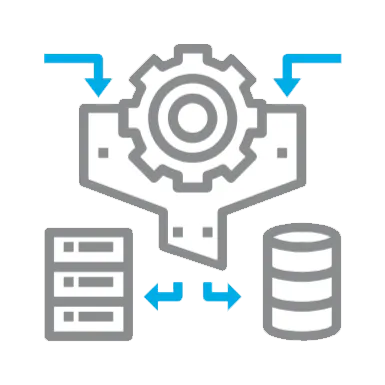 Network bottlenecks icon