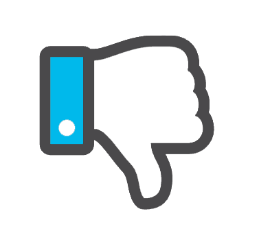 thumbs down icon