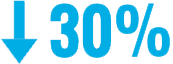 30% down