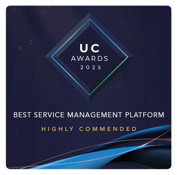 VOSS commended for Best service Management Tool - UC Today Awards 2025