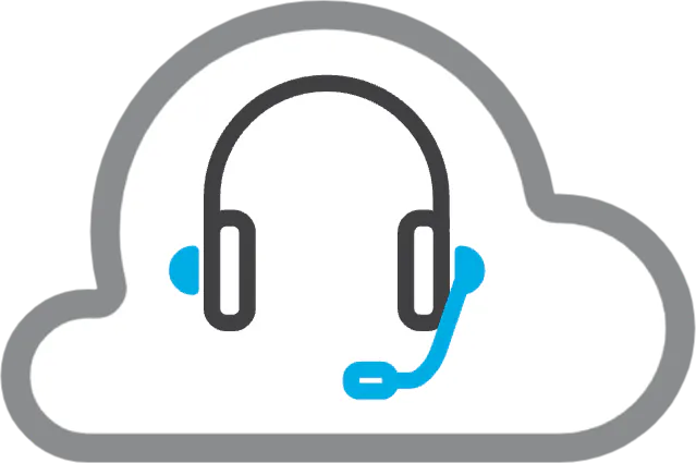 Cloud contact center icon