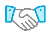 handshake-white-icon handshake icon illustration