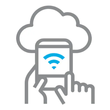 Cloud device mobile icon