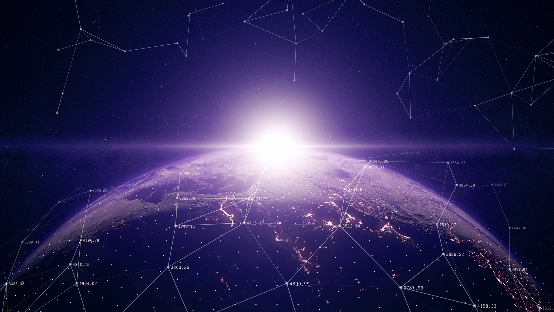 Global network in space