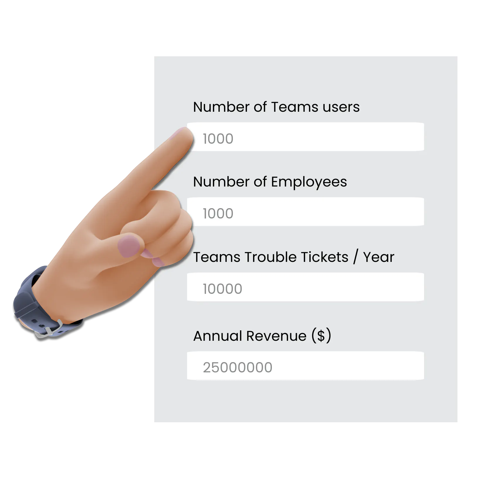 Trouble ticket tamer – enter just 4 details to see potential savings Trouble ticket tamer - enter just 4 details to see potential savings