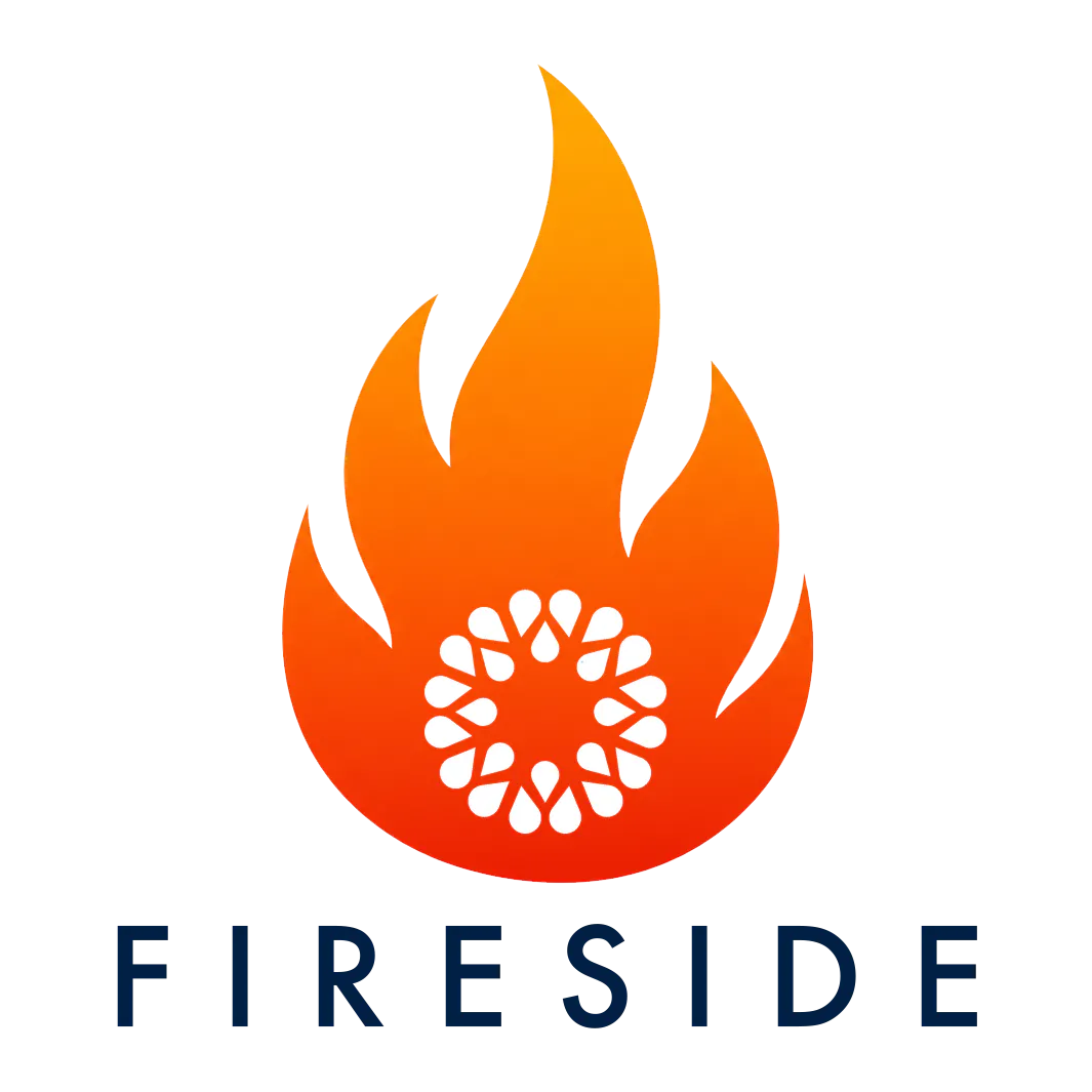 FINAL Fireside VOSS with text VOSS Fireside Chat icon