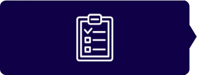 Audit icon - navy arrow