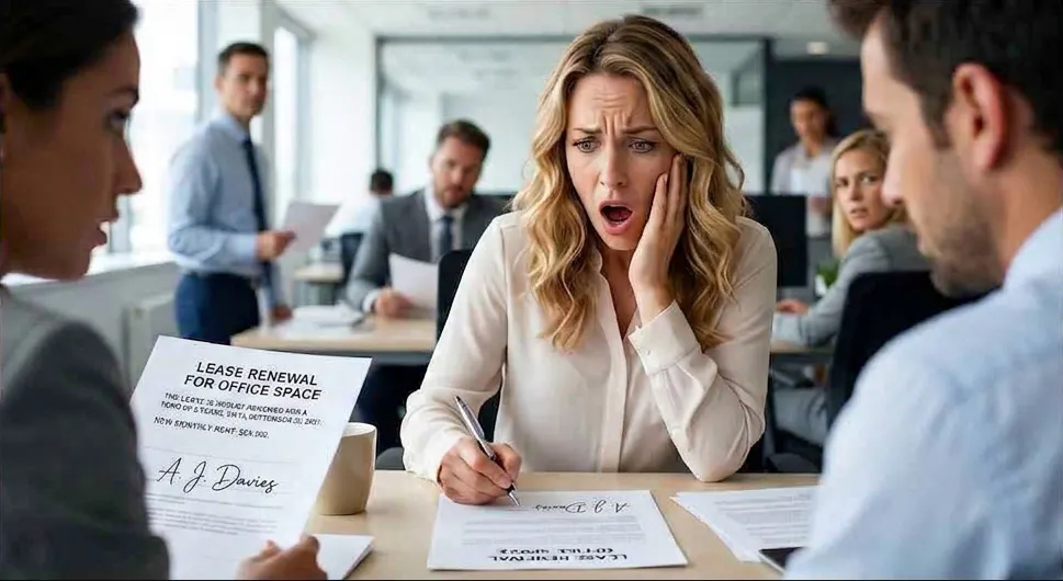 Shock after seeing lease renewal