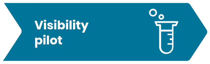 Visibility pilot arrow icon